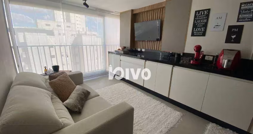 VENDA PORTEIRA FECHADA - Apto com 2 quartos, 1 banheiro, 1 vaga, 45 m² , andar alto e lazer -à venda, 45 m² por R$ 620.000 - Saúde - São Paulo/SP