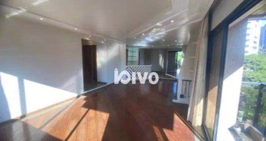 Apartamento com 4 suítes, 4 vagas mais depósito, 235m² - venda por R$ 3.000.000 ou aluguel por R$ 26.080/mês - Moema Índios - São Paulo/SP