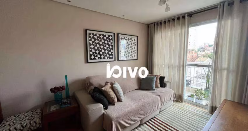 Apartamento com 3 dormitórios à venda, 77 m² por R$ 810.000,00 - Alto do Ipiranga - São Paulo/SP