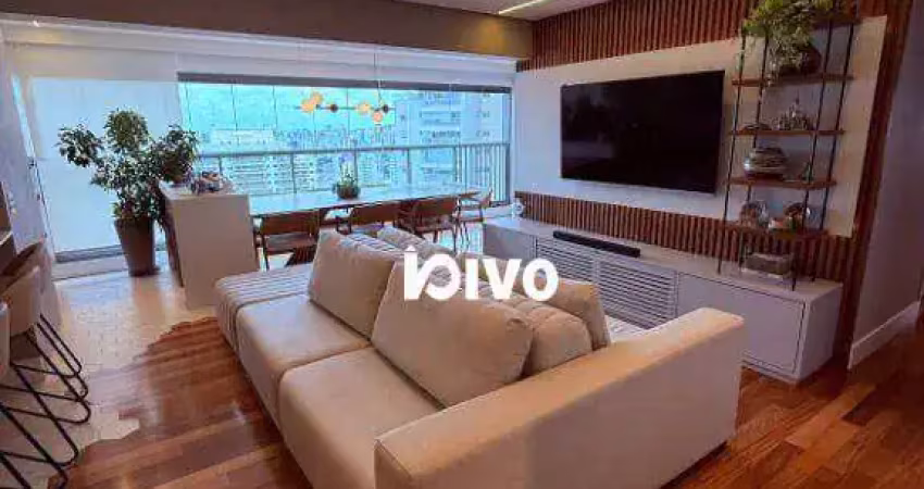 Apartamento varanda gourmet com 3 dormitórios (1 suíte), 2 vagas e lazer - à venda, 110 m² por r$ 2.090.000 - metrô alto do ipiranga - são paulo/sp