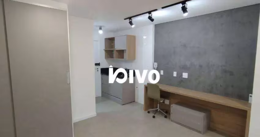 Studio com 1 dormitório para alugar, 27 m² por r$ 2.543,00/mês - vila clementino - são paulo/sp