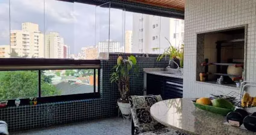 Apartamento varanda goumet carvão, com 3 suítes, 3 vagas e depósito, lazer - à venda, 156 m² por r$ 2.100.000 - mirandópolis - são paulo/sp