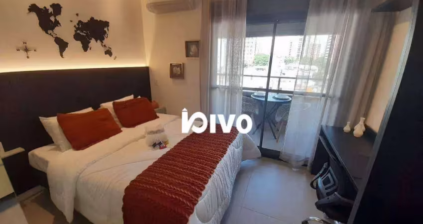Studio com 1 dormitório para alugar, 27 m² por r$ 4.300,00/mês - vila clementino - são paulo/sp