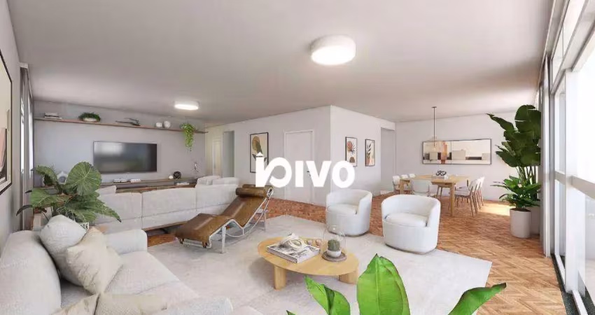 Apartamento com 3 dormitórios à venda, 233 m² por r$ 2.980.000,00 - higienópolis - são paulo/sp