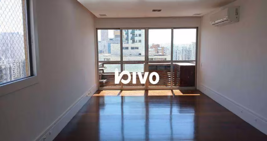 Apartamento com 3 dormitórios para alugar, 145 m² por r$ 14.120,00/mês - indianópolis - são paulo/sp