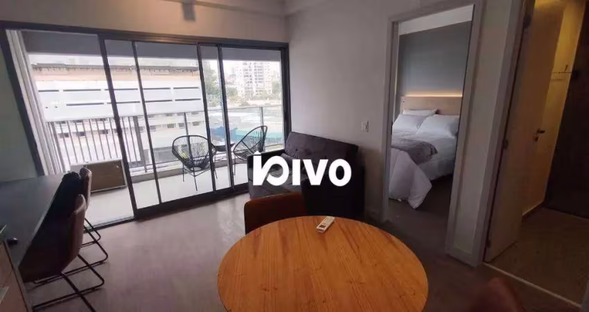 Apartamento com 1 dormitório para alugar, 41 m² por r$ 5.500,00/mês - chácara klabin - são paulo/sp