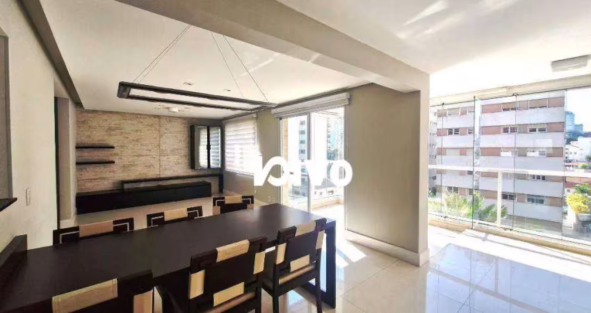 Apartamento com 2 dormitórios 2 suítes para alugar, 134 m² por r$ 12.506/mês - vila clementino - são paulo/sp