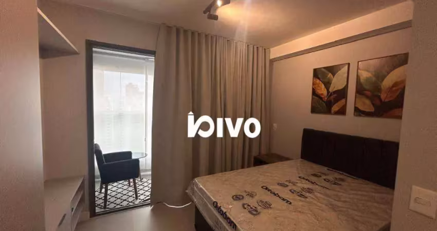 Studio com 1 dormitório para alugar, 27 m² por r$ 4.596,98/mês - vila clementino - são paulo/sp