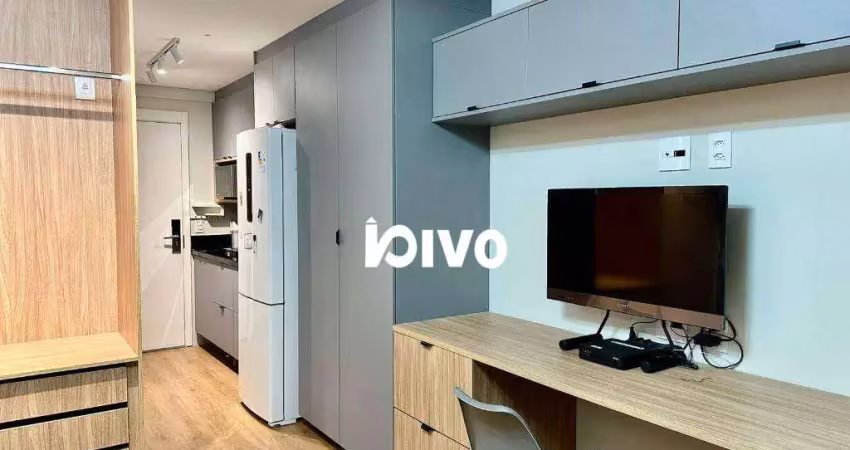 Studio com 1 dormitório à venda, 27 m² por r$ 450.000,00 - mirandópolis - são paulo/sp