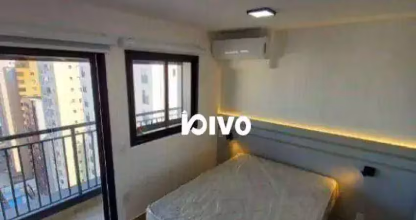 Studio com 1 dormitório para alugar, 28 m² por r$ 3.200,00/mês - mirandópolis - são paulo/sp