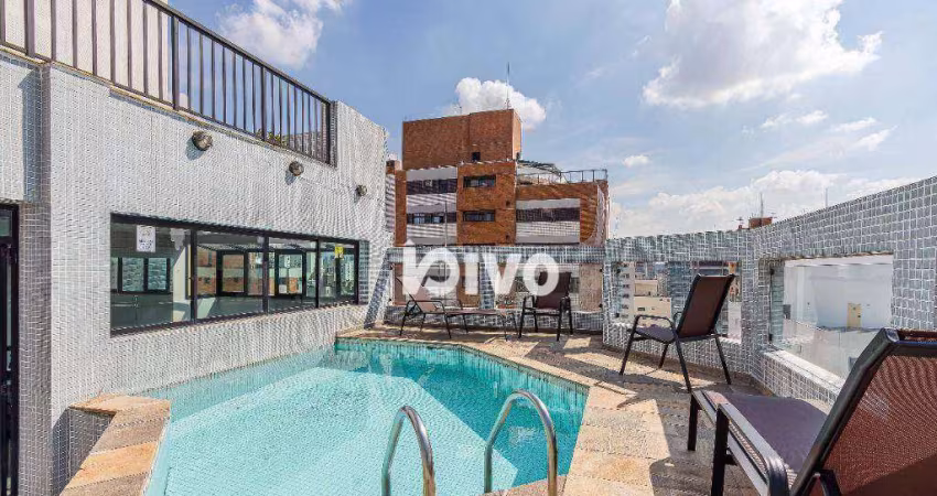 Apartamento com 1 quarto para alugar, 44 m² pacote por R$ 4.787/mês - Moema