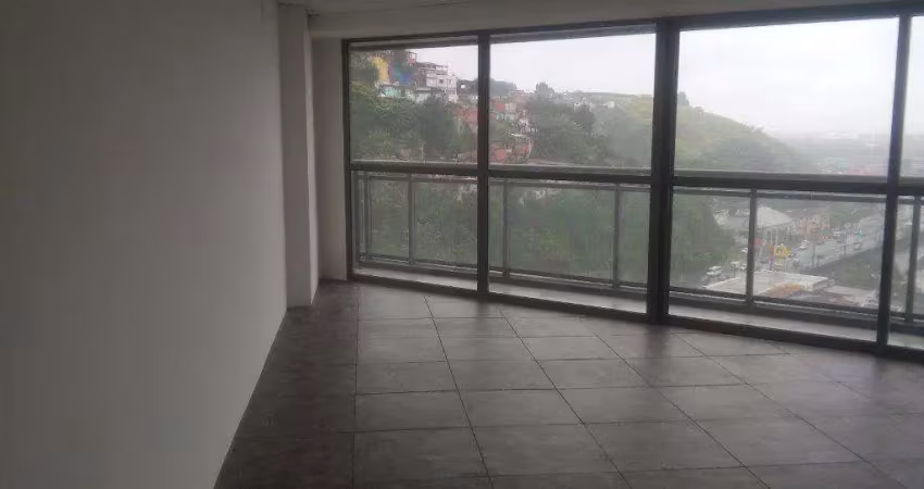 Sala para alugar, 77 m² por r$ 4.000,00/mês - valongo - santos/sp