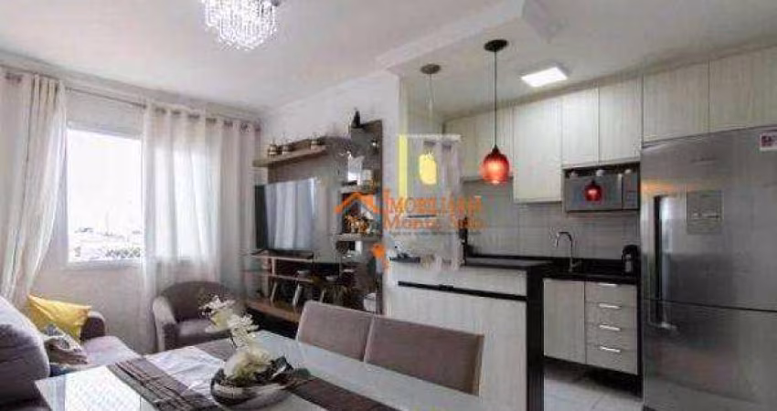 Apartamento com 2 dormitórios à venda, 48 m² por R$ 340.000,00 - Vila Silveira - Guarulhos/SP