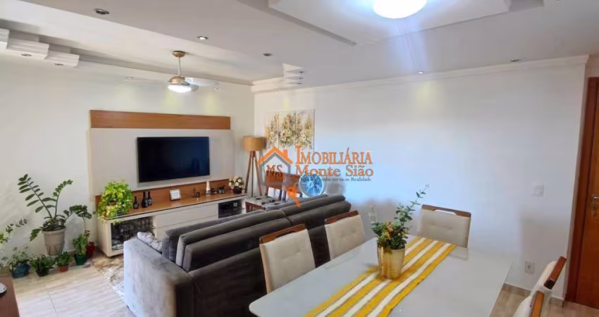 Apartamento com 3 dormitórios à venda, 76 m² por R$ 550.000,00 - Jardim Nova Taboão - Guarulhos/SP