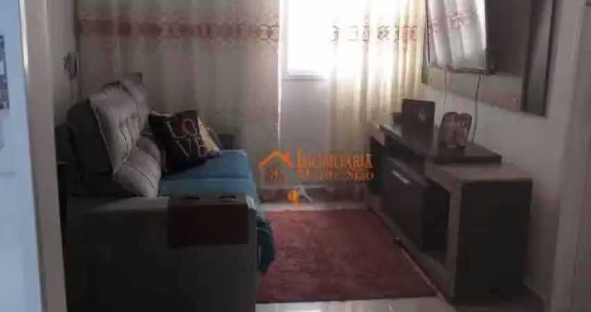 Apartamento com 2 dormitórios à venda, 50 m² por r$ 255.000,00 - jardim cocaia - guarulhos/sp