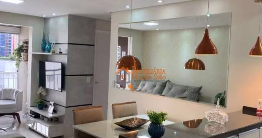 Apartamento com 2 dormitórios à venda, 50 m² - Vila Augusta - Guarulhos/SP