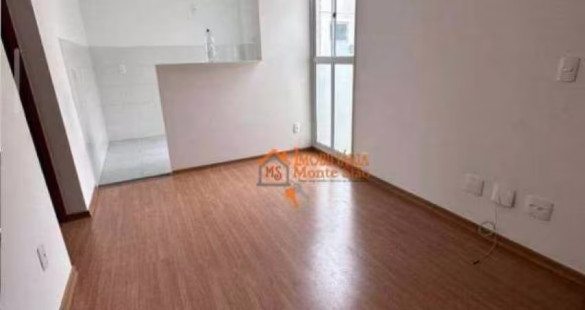 Apartamento com 2 dormitórios à venda, 47 m² por R$ 203.000,00 - Jardim São João - Guarulhos/SP