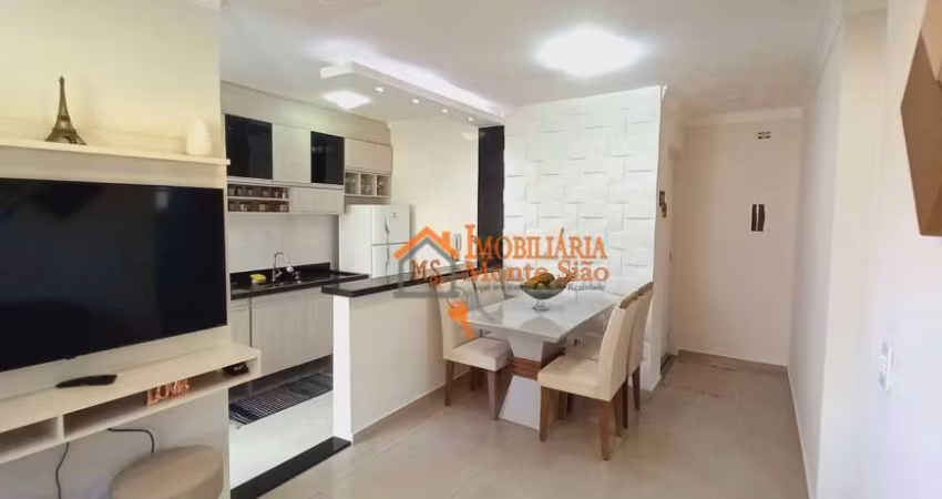 Apartamento com 2 dormitórios à venda, 50 m² por R$ 220.000,00 - Jardim Guilhermino - Guarulhos/SP