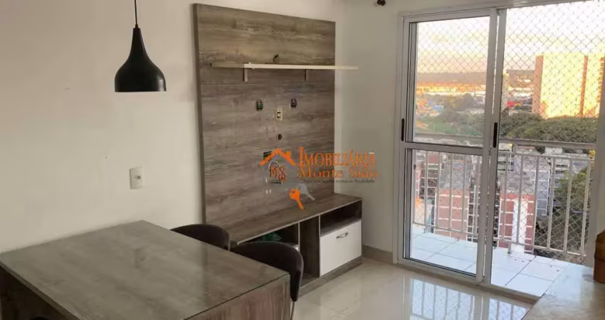 Apartamento com 2 dormitórios para alugar, 49 m² por r$ 2.340,47/mês - jardim bela vista - guarulhos/sp