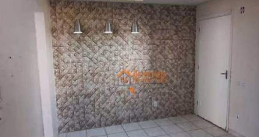 Apartamento com 2 dormitórios, 44 m² - venda por R$ 160.000,00 ou aluguel por R$ 1.177,00/mês - Pimentas - Guarulhos/SP