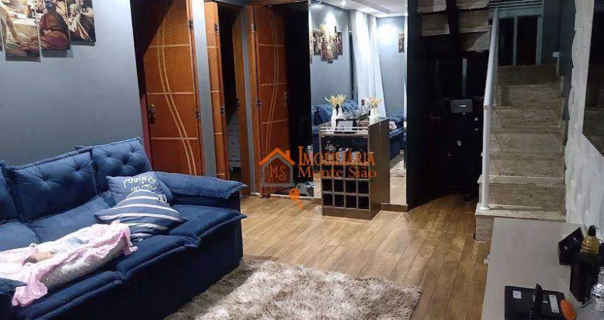 Apartamento Duplex com 2 dormitórios à venda, 82 m² por R$ 360.000,00 - Parque Primavera - Guarulhos/SP