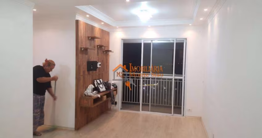 Apartamento com 3 dormitórios à venda, 64 m² por R$ 419.000,00 - Ponte Grande - Guarulhos/SP