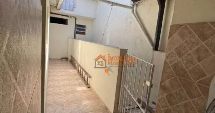 Casa com 1 dormitório para alugar, 40 m² por r$ 825,00/mês - jardim palmira - guarulhos/sp