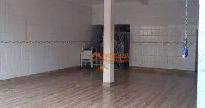 Salão para alugar, 100 m² por r$ 3.850,00/mês - jardim são joão - guarulhos/sp