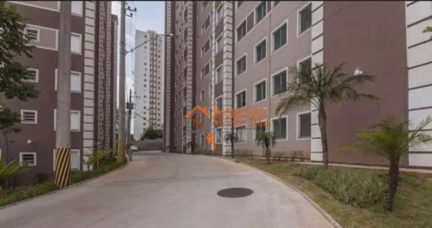 Apartamento com 2 dormitórios à venda, 44 m² por r$ 303.000,00 - centro - guarulhos/sp