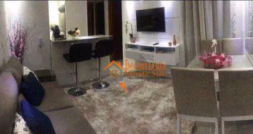 Apartamento com 2 dormitórios à venda, 45 m² por r$ 230.000,00 - jardim silvestre - guarulhos/sp