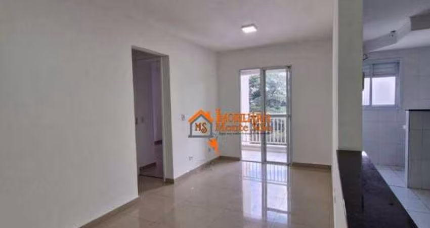 Apartamento com 2 dormitórios para alugar, 54 m² por R$ 2.000,00/mês - Cidade Jardim Cumbica - Guarulhos/SP