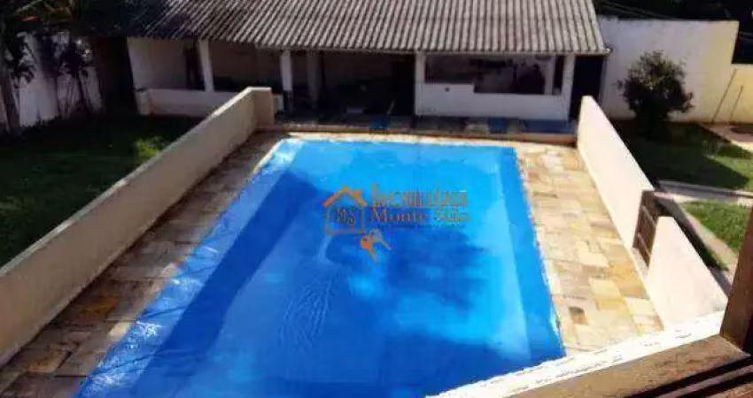 Chácara com 6 dormitórios à venda, 1000 m² por r$ 650.000,00 - recreio são jorge - guarulhos/sp