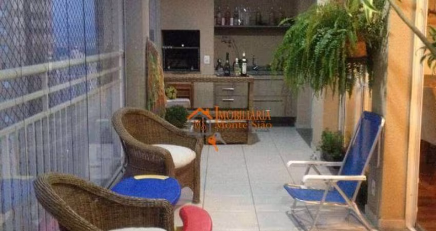 Apartamento com 3 dormitórios à venda, 134 m² por R$ 1.597.000,00 - Vila Augusta - Guarulhos/SP