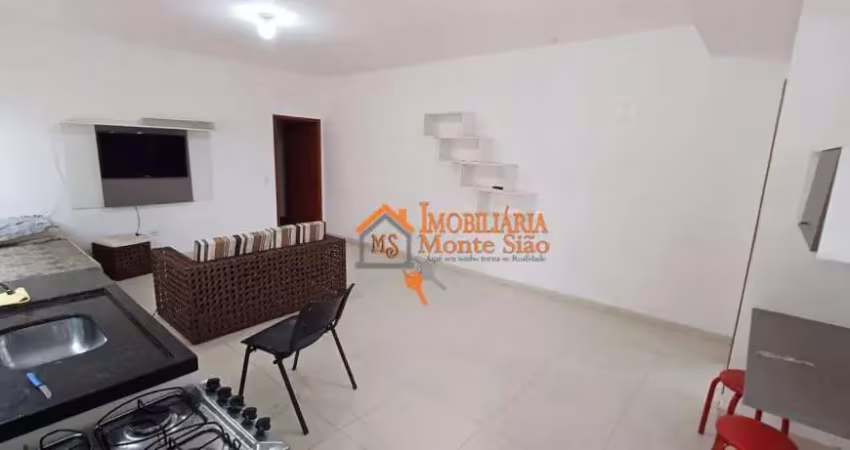 Studio com 1 dormitório para alugar, 85 m² - jardim arapongas - guarulhos/sp