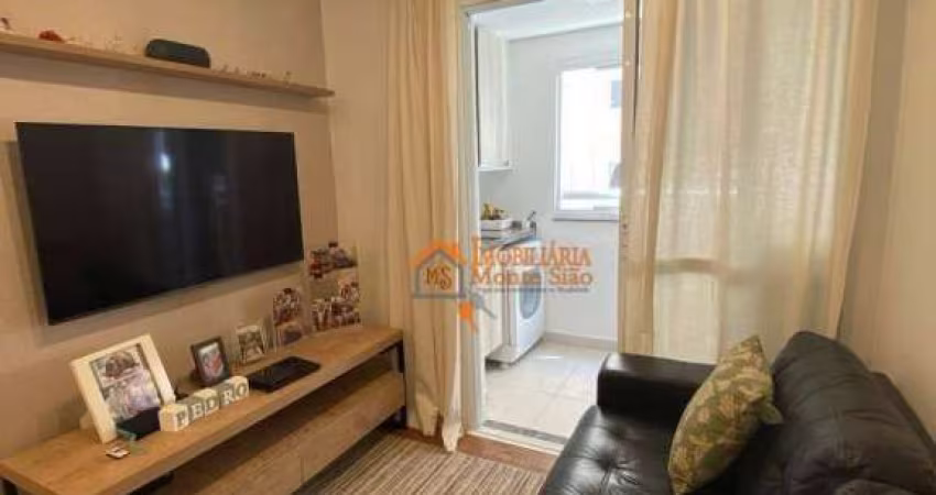 Apartamento com 2 dormitórios à venda, 53 m² por R$ 430.000,00 - Jardim Imperador - Guarulhos/SP