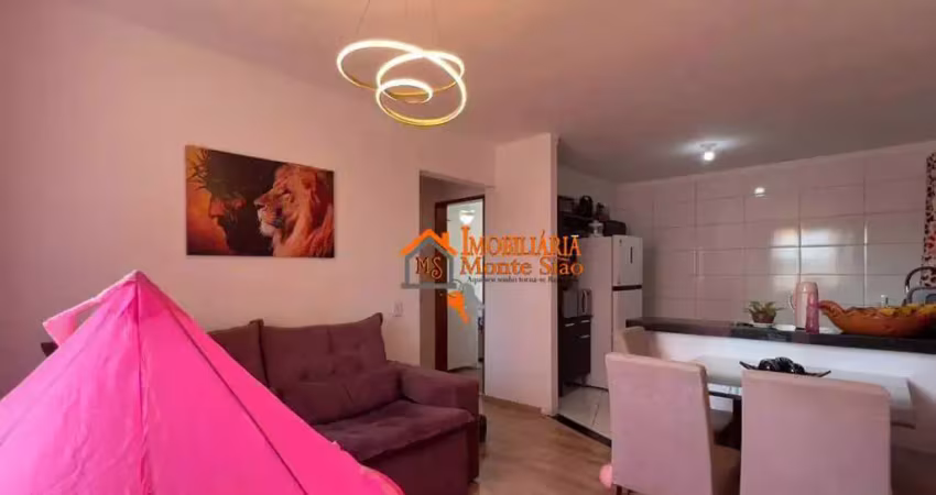 Apartamento com 2 dormitórios à venda, 47 m² por r$ 330.000,00 - vila rosália - guarulhos/sp