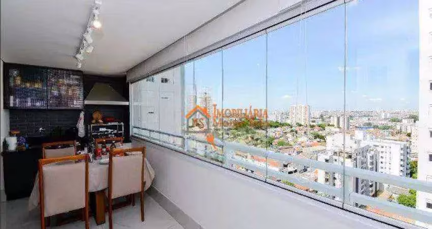 Apartamento com 3 dormitórios à venda, 108 m² por r$ 1.550.000,00 - vila augusta - guarulhos/sp