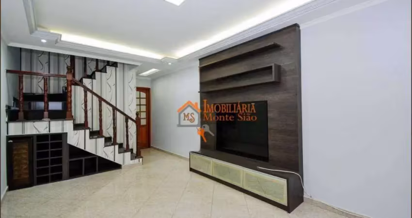 Sobrado com 3 dormitórios à venda, 136 m² por R$ 680.000,00 - Parque Continental I - Guarulhos/SP