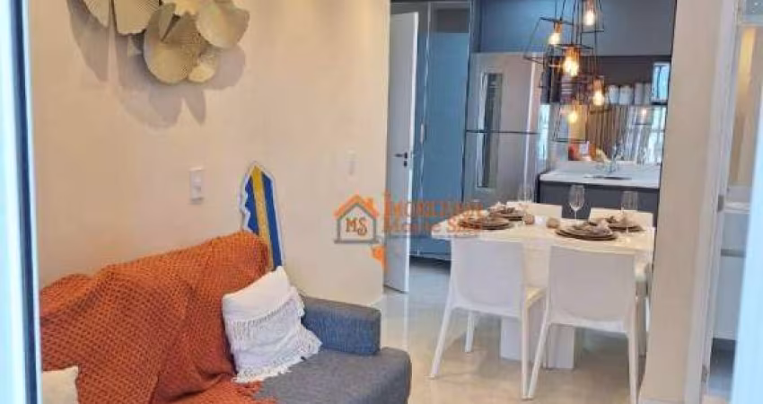 Apartamento com 2 dormitórios à venda, 44 m² por R$ 302.900,00 - Água Chata - Guarulhos/SP