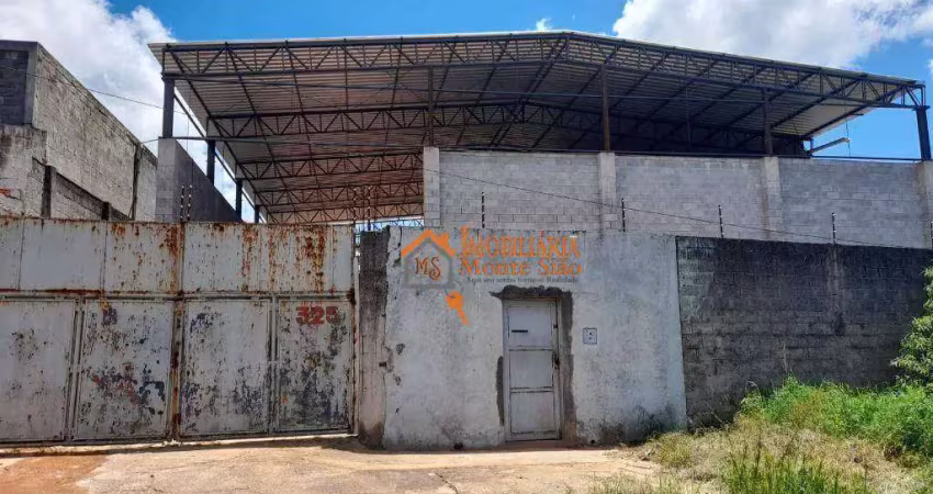 Galpão para alugar, 1400 m² por r$ 31.499,00/mês - cidade industrial satélite de são paulo - guarulhos/sp