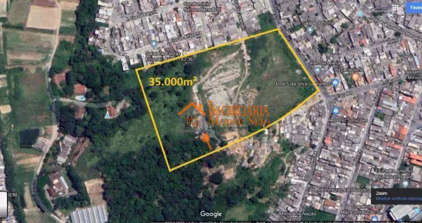 Área à venda, 39000 m² por r$ 25.000.000,00 - parque primavera - guarulhos/sp