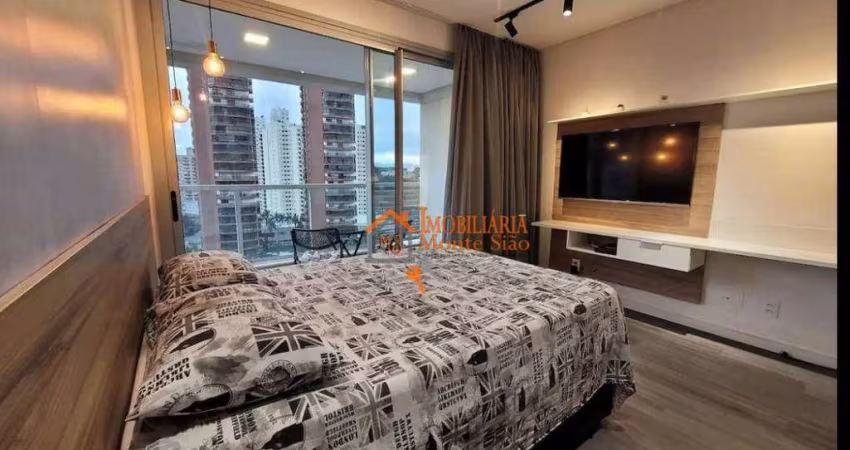 Studio com 1 dormitório para alugar, 29 m² por R$ 5.017,50/mês - Macedo - Guarulhos/SP