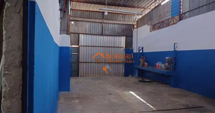 Galpão para alugar, 70 m² por r$ 4.500,00/mês - jardim marilena - guarulhos/sp
