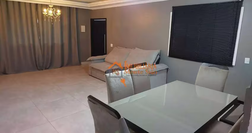Sobrado com 3 dormitórios à venda, 150 m² por r$ 640.000,00 - parque continental ii - guarulhos/sp