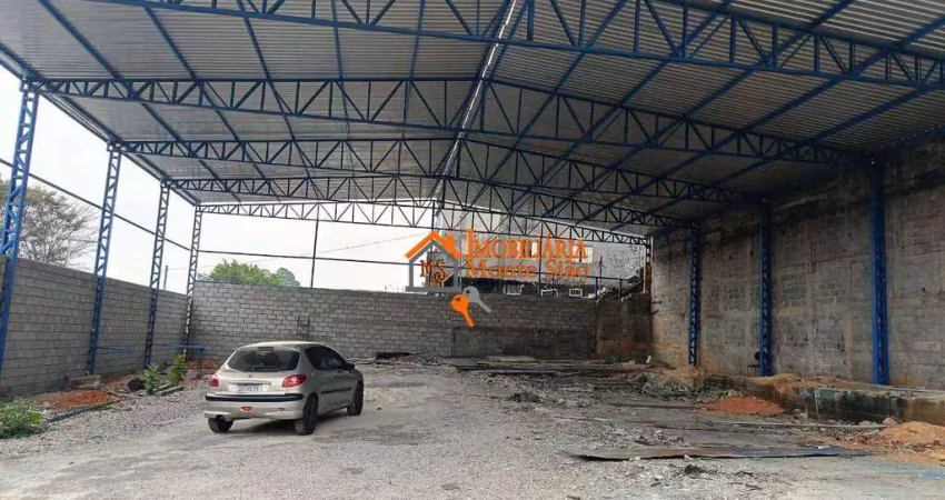 Galpão, 650 m² - venda por r$ 1.908.000,00 ou aluguel por r$ 20.326,00/mês - água chata - guarulhos/sp
