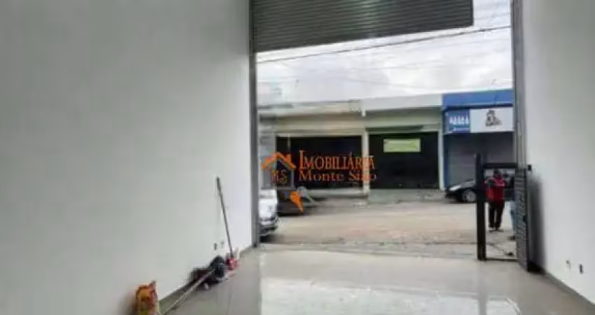 Salão para alugar, 50 m² por r$ 1.300,00/mês - cidade soberana - guarulhos/sp