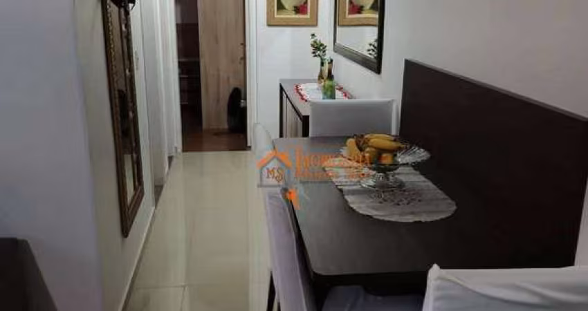 Apartamento com 2 dormitórios à venda, 50 m² por R$ 213.000,00 - Água Chata - Guarulhos/SP