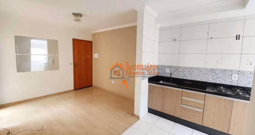 Apartamento com 2 dormitórios, 42 m² - venda por r$ 214.999,00 ou aluguel por r$ 1.400,00/mês - jardim silvestre - guarulhos/sp