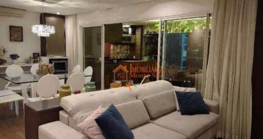 Apartamento com 3 dormitórios à venda, 137 m² por R$ 1.438.000,00 - Vila Rosália - Guarulhos/SP