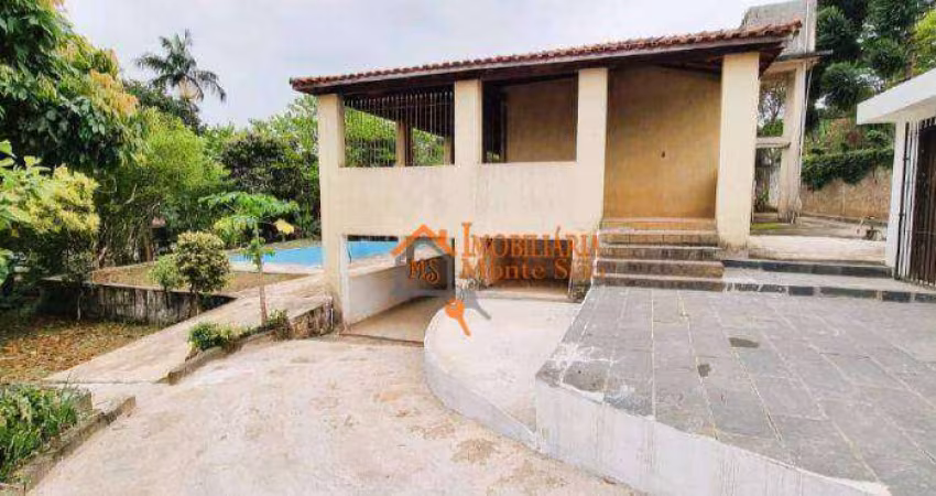 Chácara com 4 dormitórios à venda, 1550 m² por R$ 568.000,00 - Sítios de Recreio Rober - Guarulhos/SP